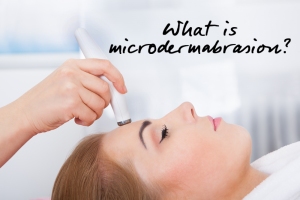 Woman Getting Microdermabrasion Treatment